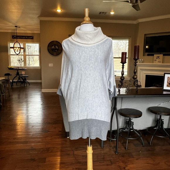 White House Black Market Sweater Women's XL X-Large Dolman Sleeves Colorblock - Picture 7 of 16